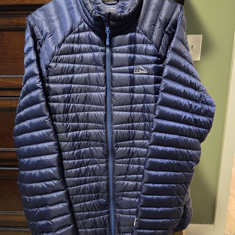 L.L. Bean Navy Down Jacket